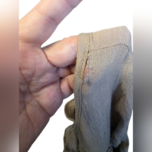 Entro Vintage Taupe Lace Dress Size Medium - Picture 7 of 7